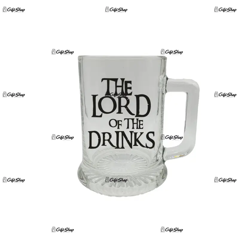 The lord of drinks, halba cu mesaj